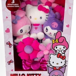 Hello Kitty & Friends Plush Valentine’s Bouquet My Melody Kuromi 12 in Plush NEW